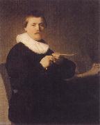 REMBRANDT Harmenszoon van Rijn Young Man Sharpening a Pen china oil painting reproduction